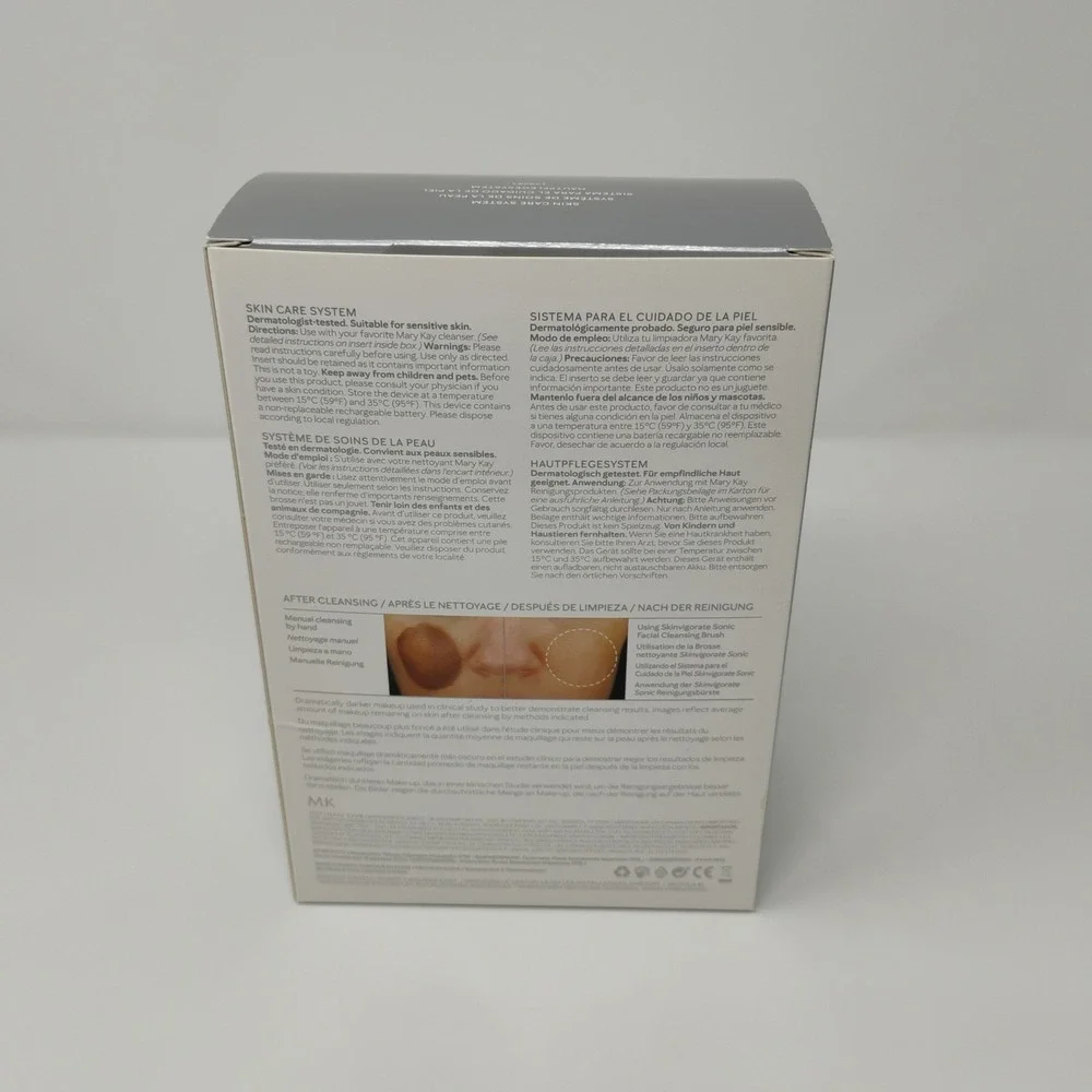 Mary Kay Skinvigorate Sonic Skin Care System Facial Cleansing Brush Open Box New